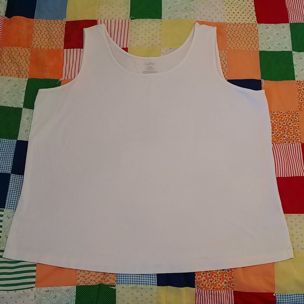 Stretch White Tank